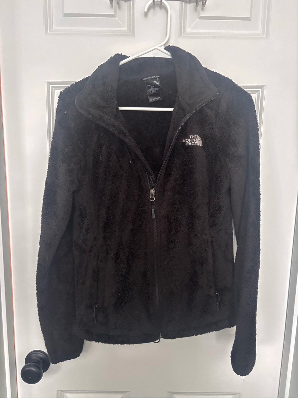 The North Face Black Plush Teddy Fleece Jacket